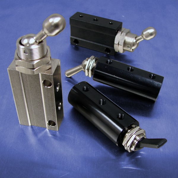 Detented Toggle (1032 F, 4Way Valves) Pneumadyne